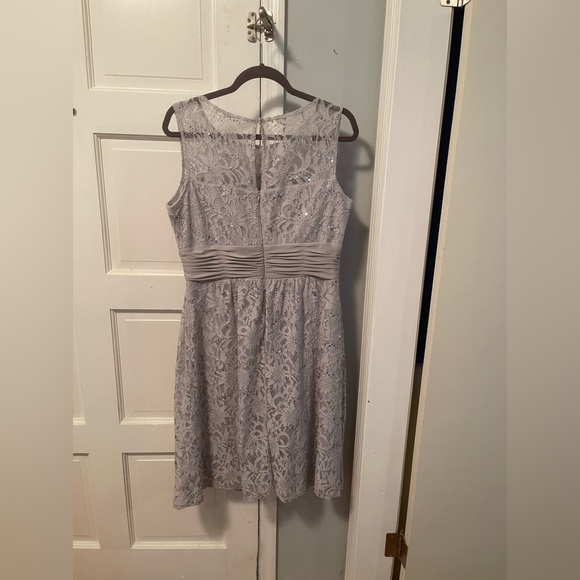 Melrose Gorgeous silver/grey dress with sequins. Perfect for an evening out. - Picture 2 of 3